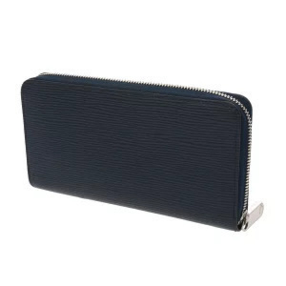 Louis Vuitton Blue Epi Wallet Leather Long Indigo Zippy